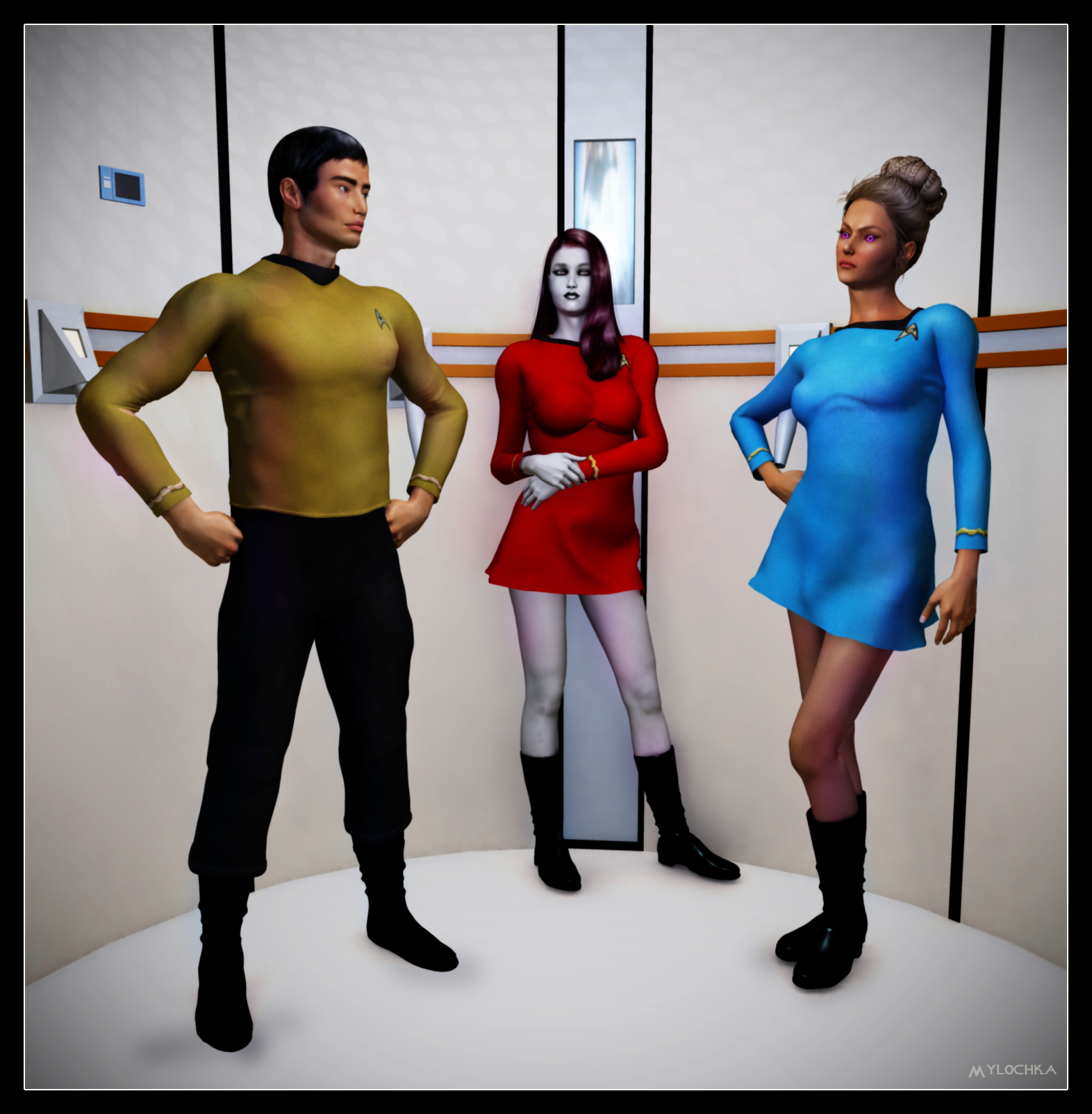 Tiff in the Turbolift by mylochka