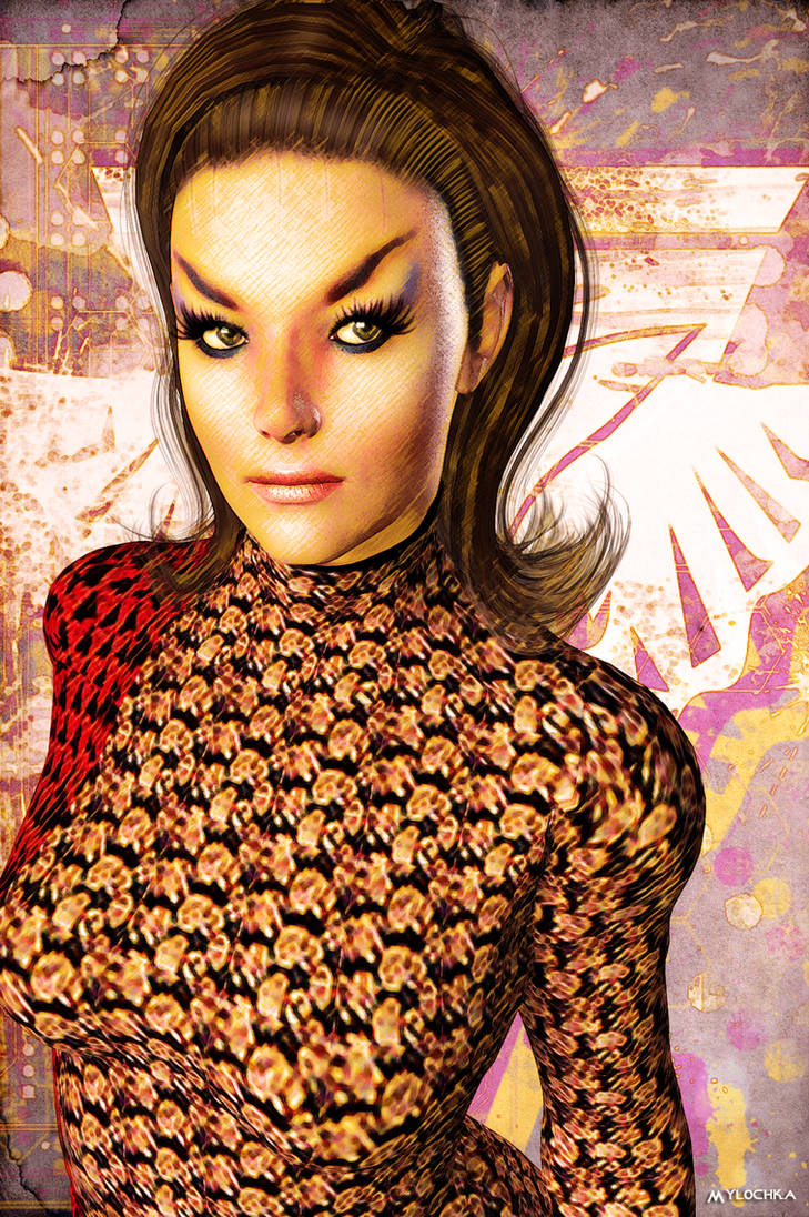 Romulan Commander Sketch by mylochka