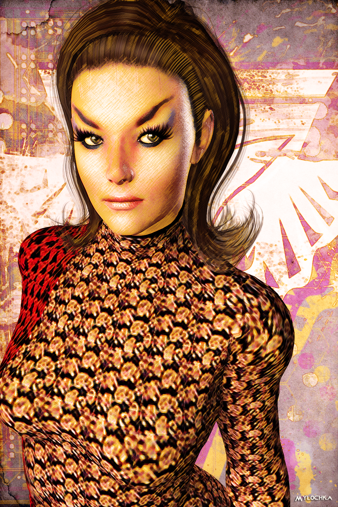 Romulan Commander Sketch by mylochka