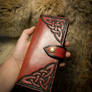 Celtic Knot-Work Leather Long Wallet