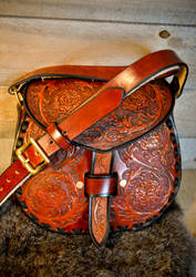 Tooled Leather Purse