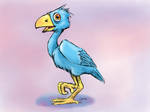 Sketch - stupid bird by Kiaruzz