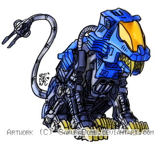 ZOIDS - Chibi Liger Example