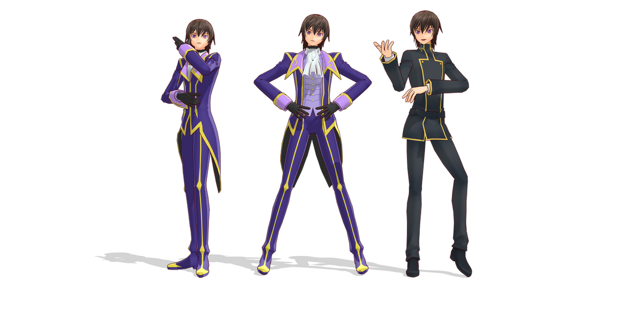 mmd lelouch code geass models download by ramon3456 on DeviantArt