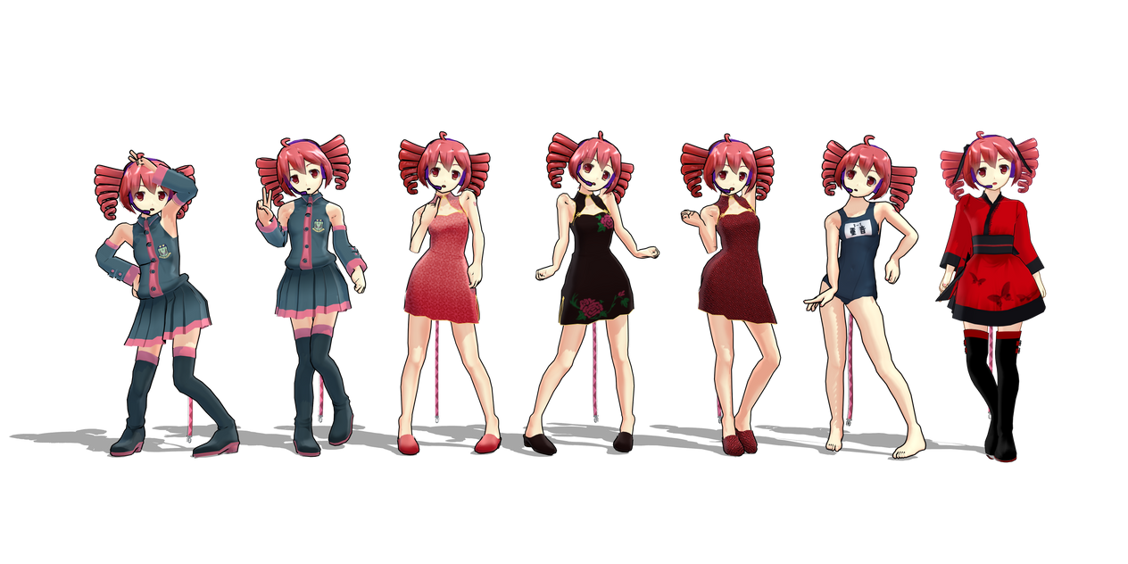 Teto Model mmd nanami kasane teto models download by ramon3456 on DeviantArt