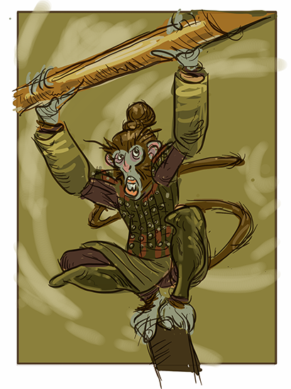 #MONKEYKING #sketch_dailies