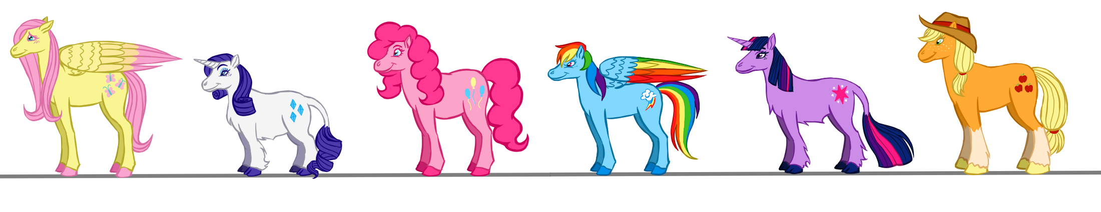 Mane 6 Body Headcanons