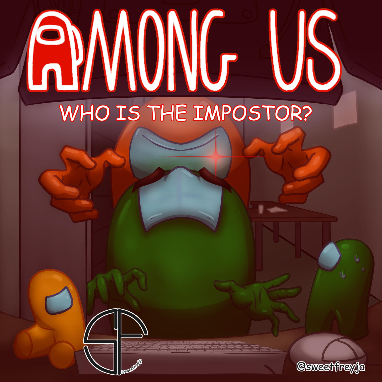 Among us - The impostor? by gavinhunter on DeviantArt