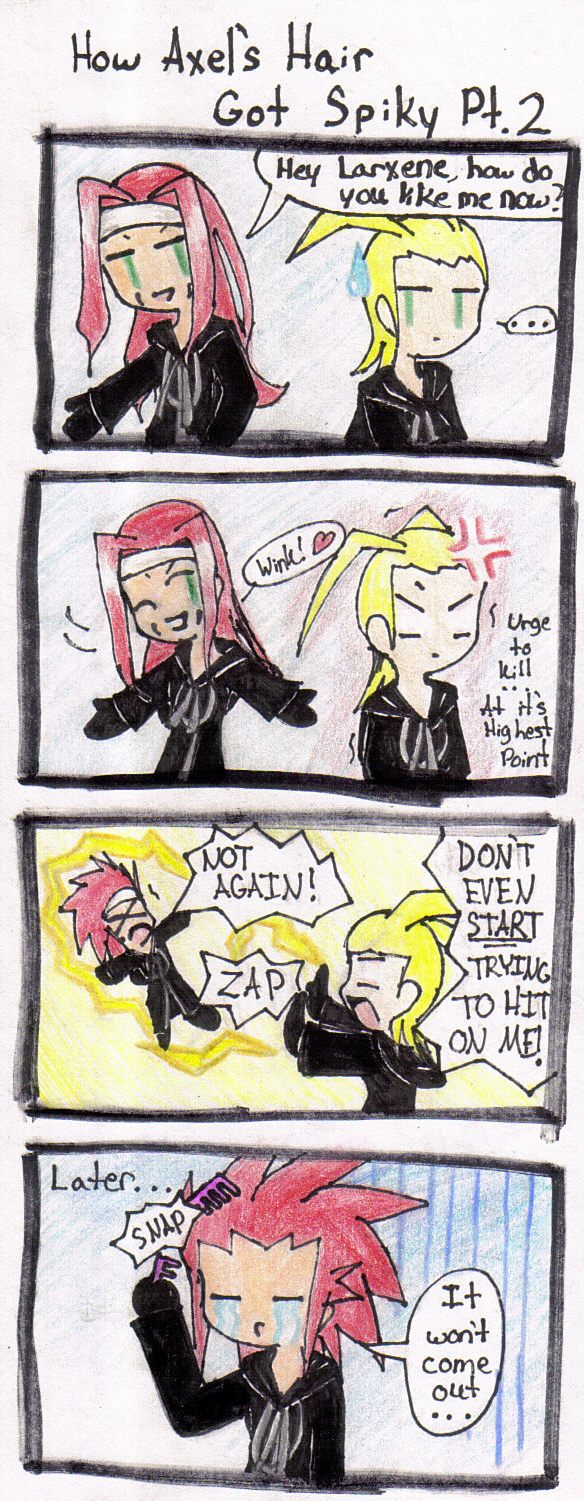 How Axel's Hair Got Spiky pt2