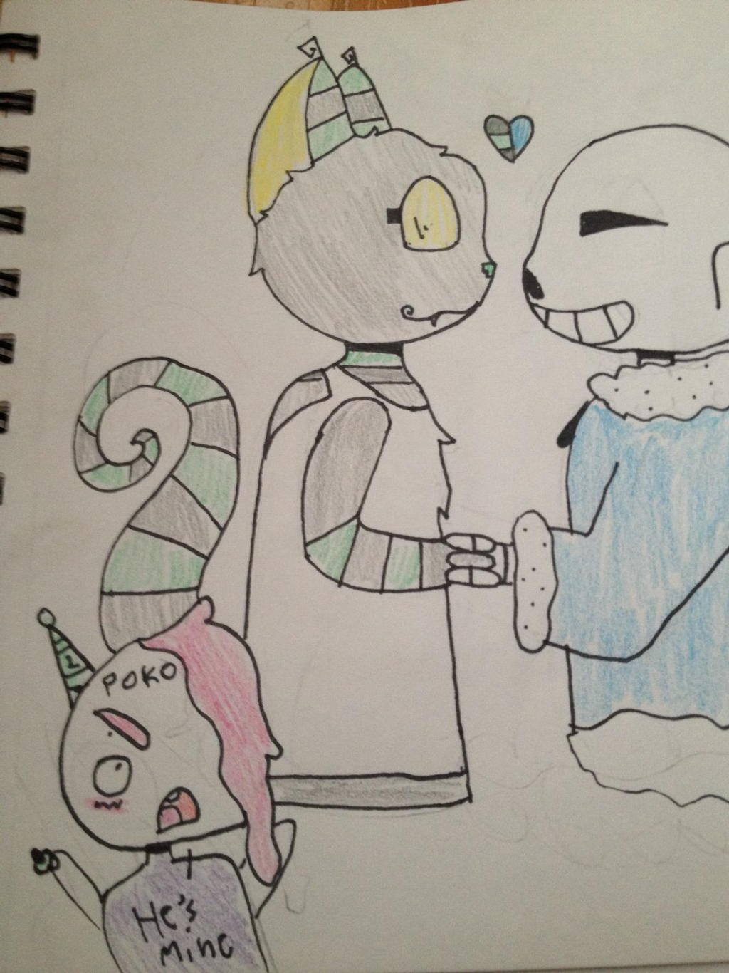 Sam X Rags Rag x sans :3 by MoonTheTiger on DeviantArt