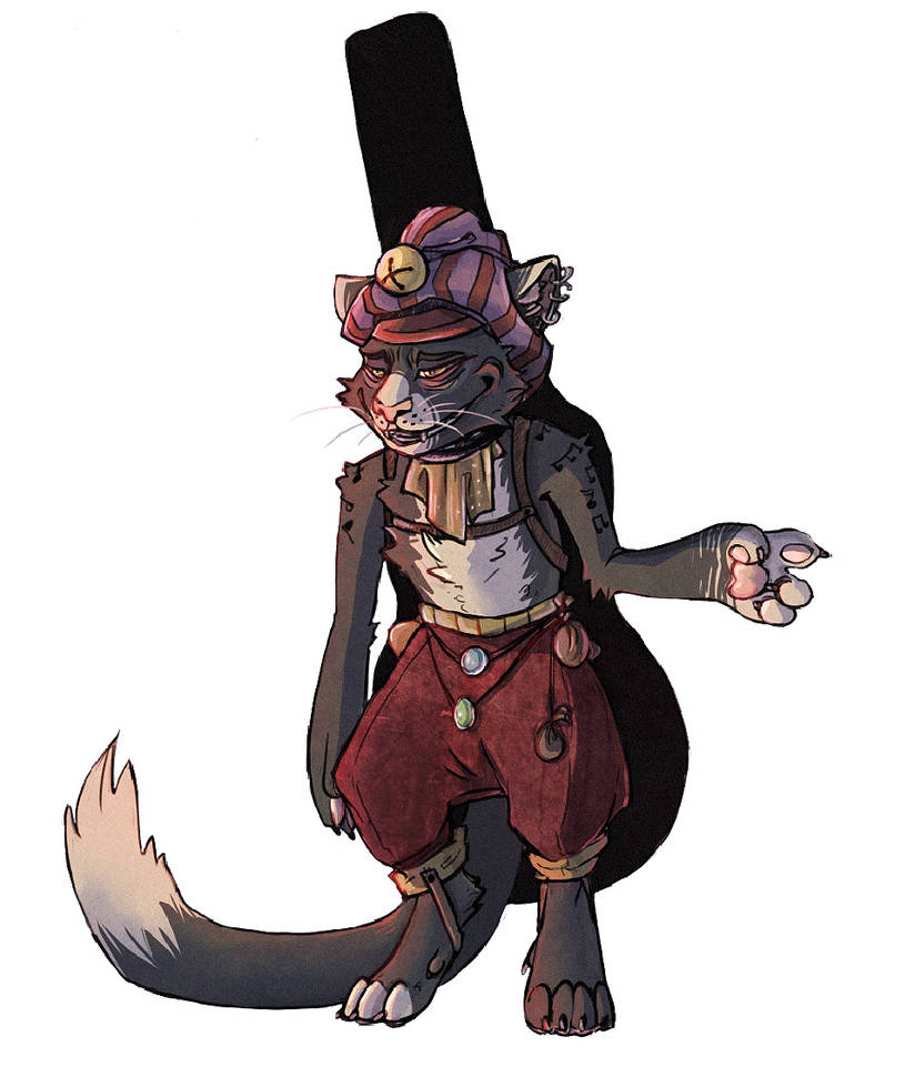 tabaxi bard by albinotopaz on deviantart