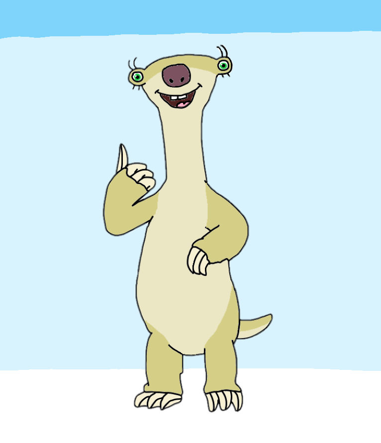 Sid the Sloth by RobsonDoodle on DeviantArt