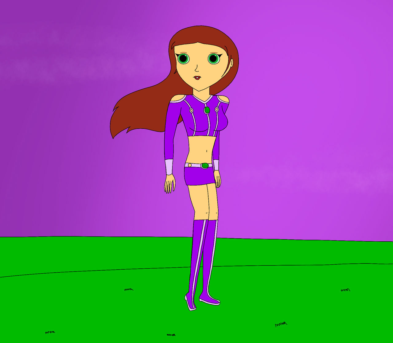 Starfire In The Wind Clothed By Robsondoodle On Deviantart Starfire In The Wind Clothed By Robsondoodle On Deviantart