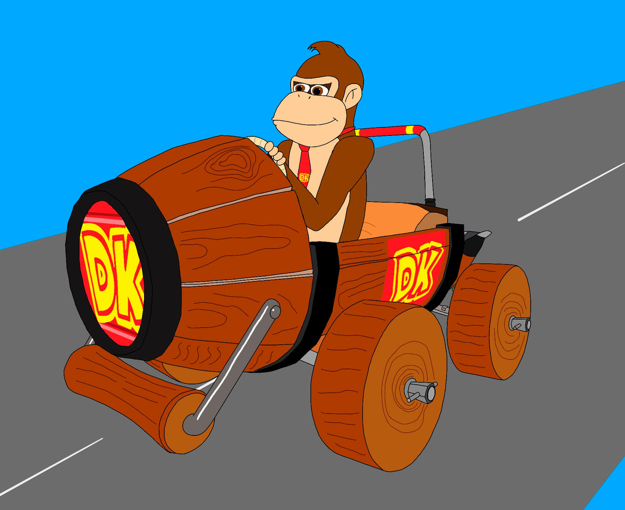 Mario Kart Racers: Donkey Kong by RobsonDoodle on DeviantArt