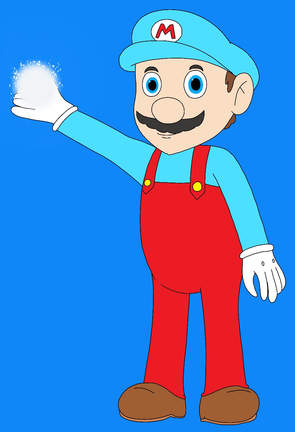 Ice Mario by RobsonDoodle on DeviantArt
