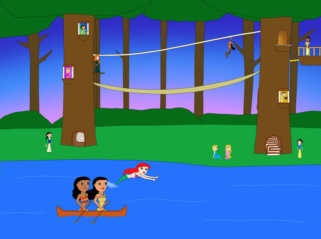 Tree Princess Adventure Rime Princess Treehouse by RobsonDoodle on DeviantArt