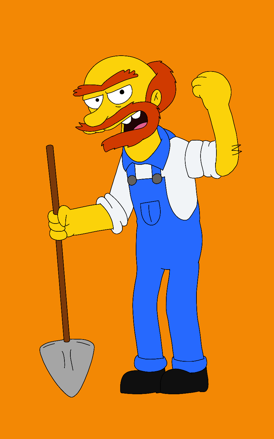 Groundskeeper Groundskeeper Willie by RobsonDoodle on DeviantArt