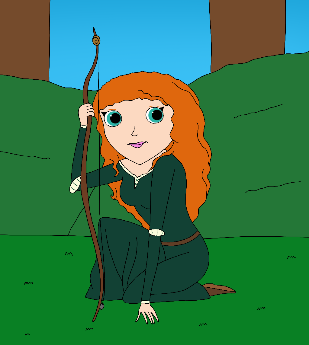 Merida Archery Mission by RobsonDoodle on DeviantArt