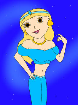Carol Danvers as Princess Jasmine