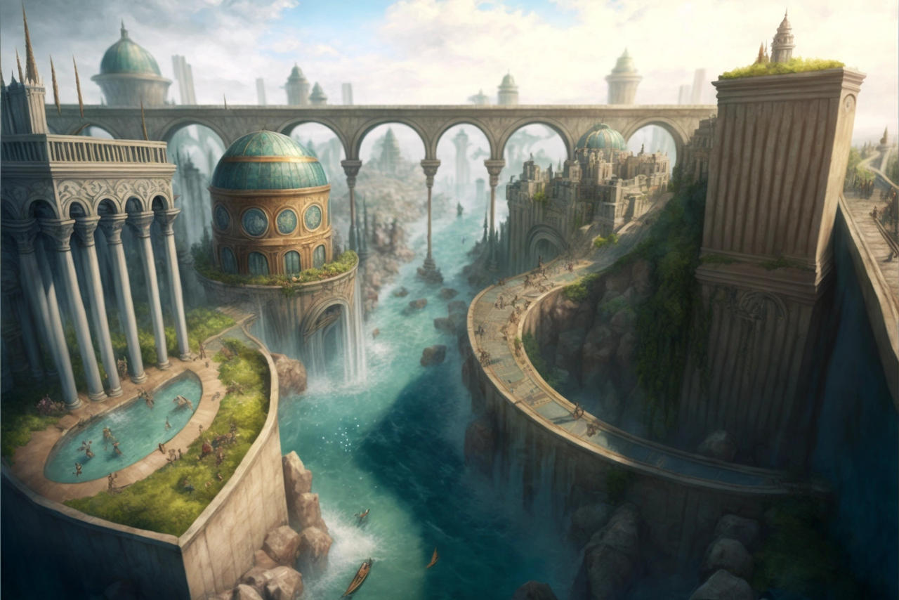 Teidees Deviantart The City of Tides by NateKeith on DeviantArt