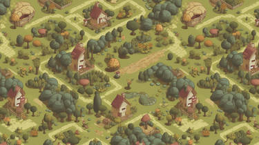 Isometric Village Tile