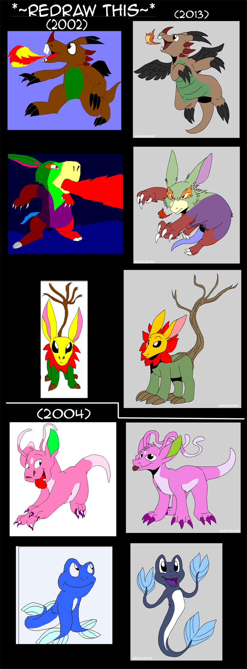 REDRAW THIS: Various Creatures