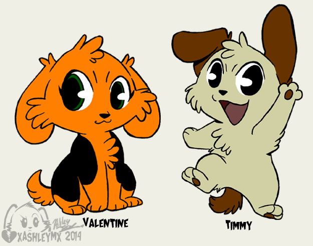 Chibi Valentine and Timmy