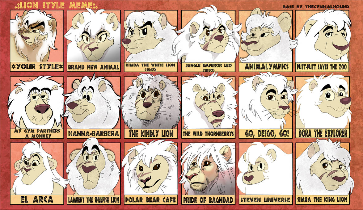 .:Lion Style Meme:. by TheCynicalHound on DeviantArt