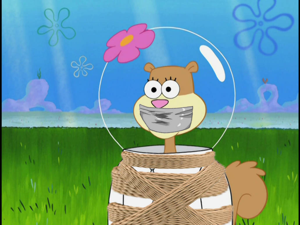 Sandy Cheeks Rodeo Rope Sandy Cheeks Gagged by BlackWidow202 on DeviantArt