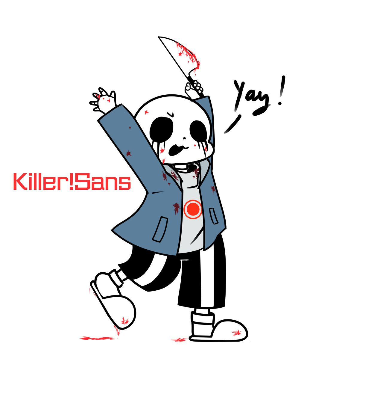 Killer!Sans by LawliaTheHedgehog on DeviantArt