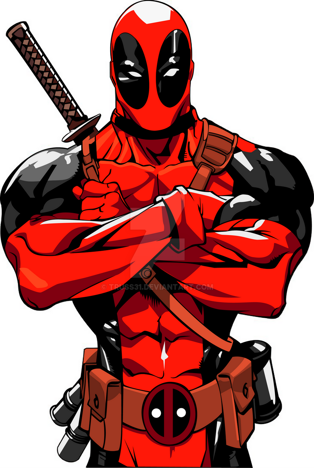 Deadpool Vector by truss31 on DeviantArt