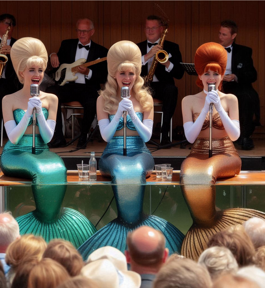 The Mer Girls at Event B-stage Glastonbury 24 by yipyipyipyipyipyipyi ...