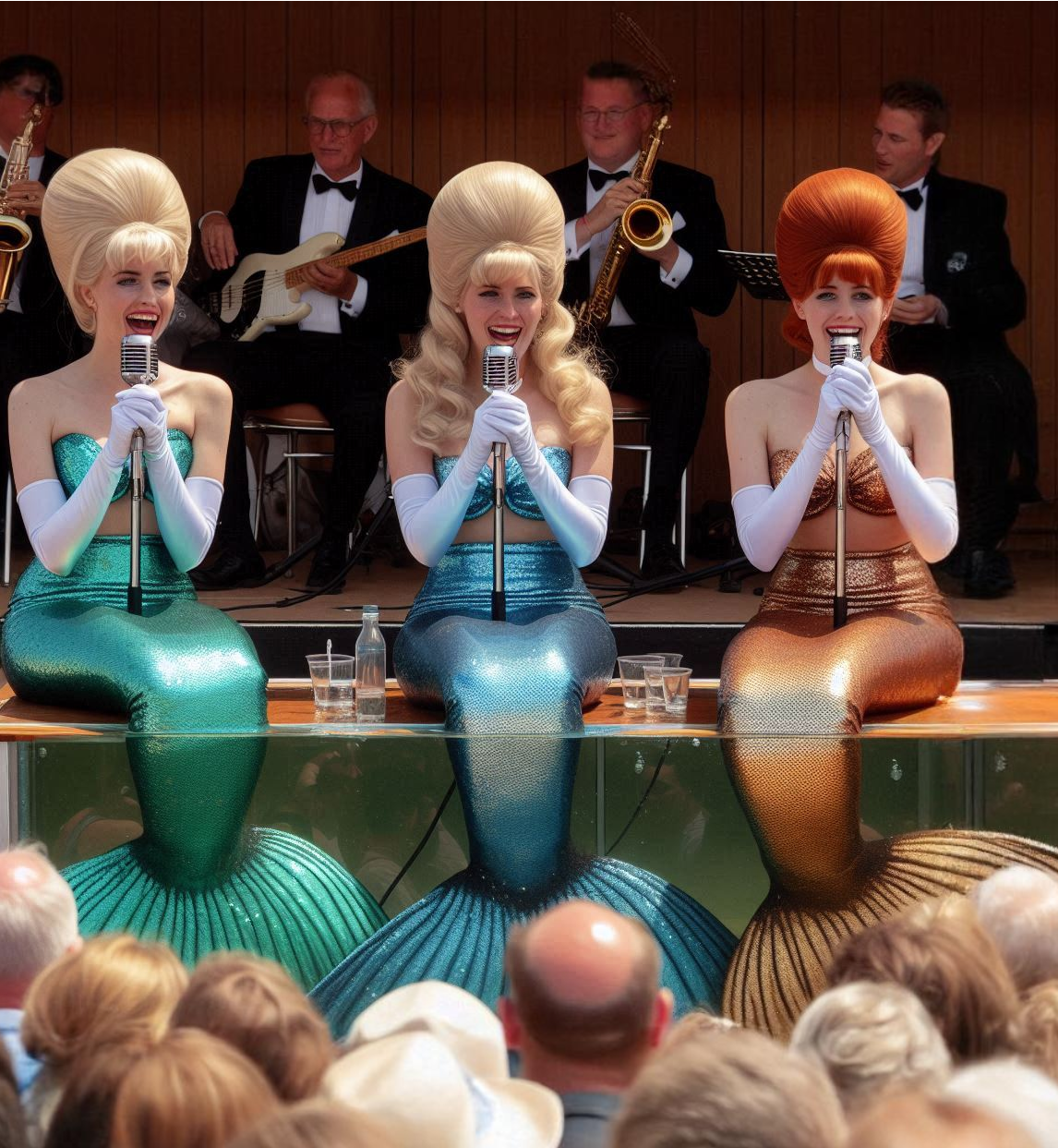Mer Girls The Mer Girls at Event B-stage Glastonbury 24 by yipyipyipyipyipyipyi ...