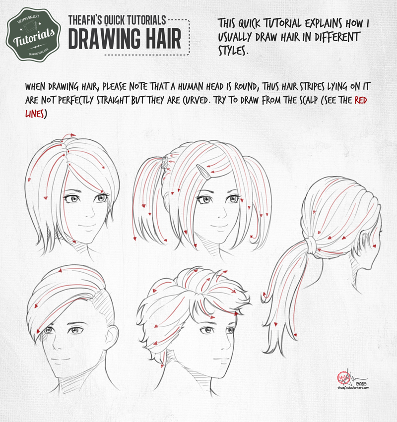 Hair Reference 1 by Disaya on DeviantArt
