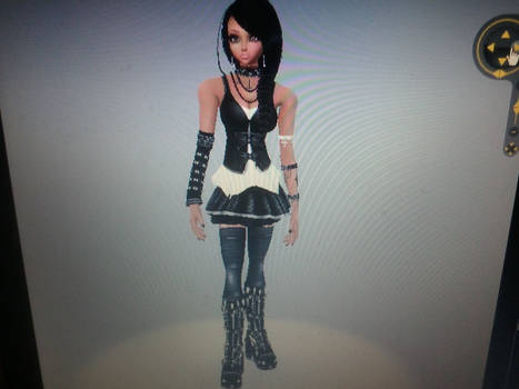 Aya Full Body Shot (Moto/Goth Outfit)