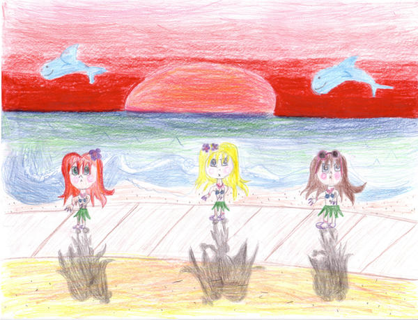 Hula Dancers by Silly-Artist on DeviantArt