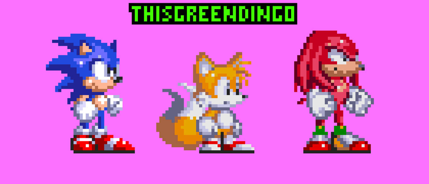 Pixilart - Sonic & Tails ( Sonic 3 palette) by Creeperfan
