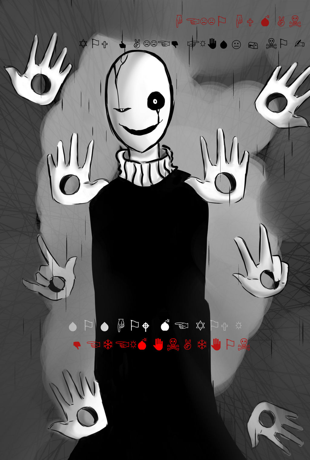 Ultra Tale Gaster Gaster UNDERTALE by YukiSuperOtaku on DeviantArt