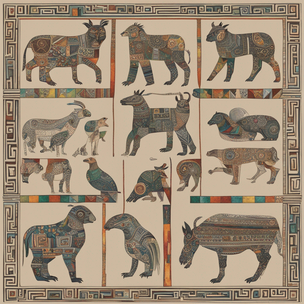 Project Of Mixing Image Of Animals That Resume The