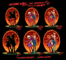 Welcome to Hell Color Experiment