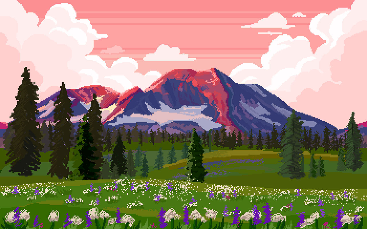 Pixel Art Background Practice2 by raisinbreadx on DeviantArt