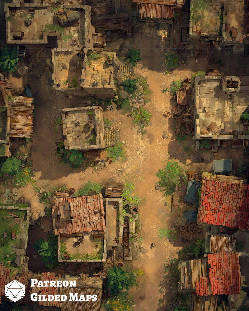 Slums Map Village Slums by GildedMaps on DeviantArt