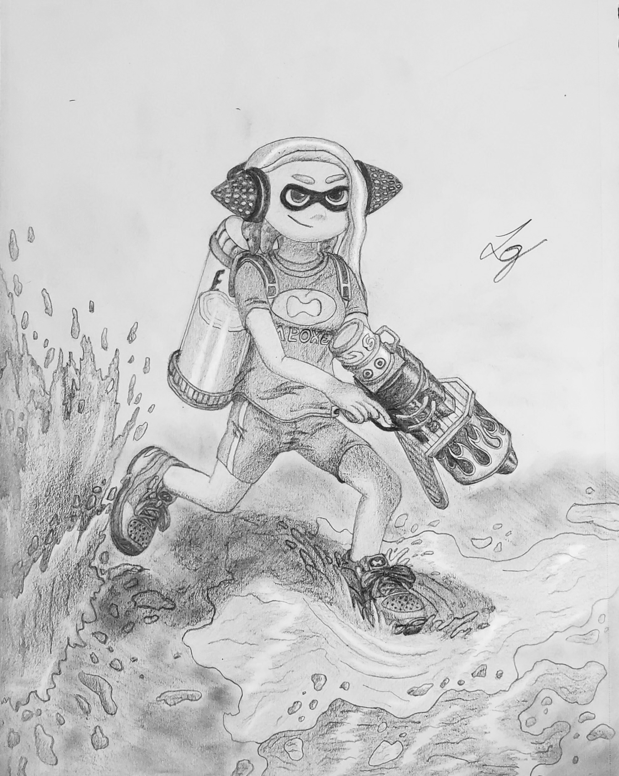 Inkling Turf War - Splatoon by LUHSTUR on DeviantArt