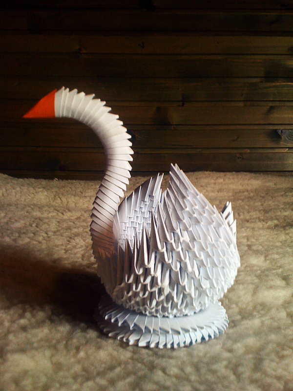 3D Origami Swan