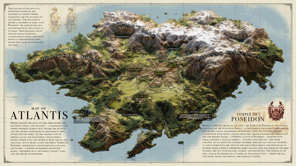 Map of Atlantis by Hogmi on DeviantArt