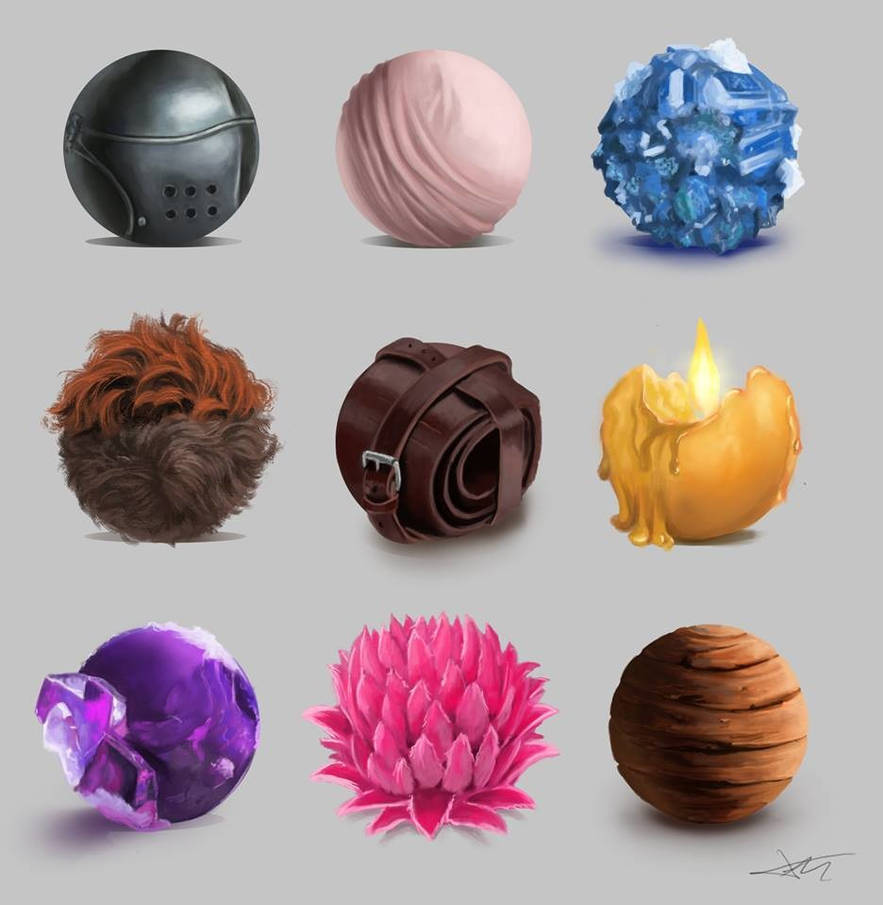 Material Study Sphere by felgart on DeviantArt