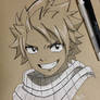 Natsu Dragneel on Toned Paper