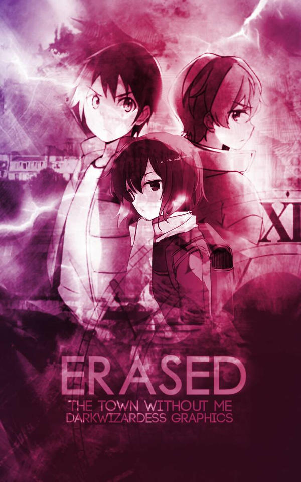 Download A Drawing Of Anime Characters With The Title Erased Wallpaper