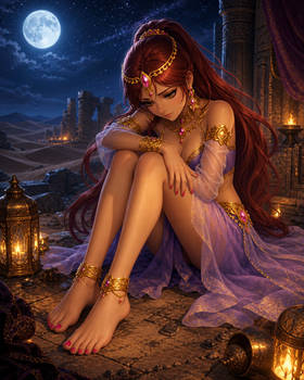Sahara From Sonic Bare feet genius