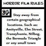 Horror Film Rules 14